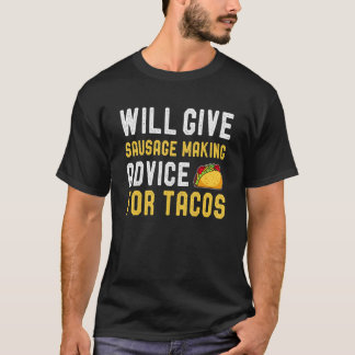 zal advies geven over het gebruik van worst door t t-shirt