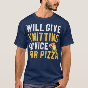 Zal advies geven voor Pizza Funny Knit Hum T-shirt