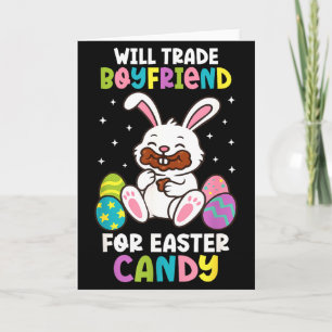 Zal Boyfriend Ruilen Voor Pasen Snoep Grappig Stel Kaart
