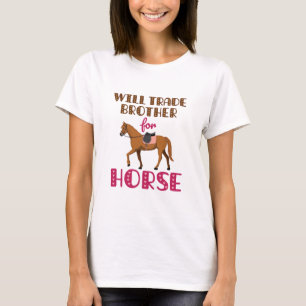 Zal broeder voor paarden ruilen t-shirt