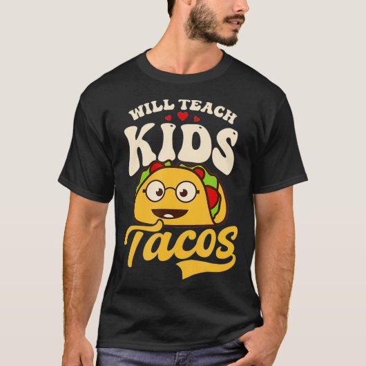 zal de Kinderen voor het ontwerp van tacos - Kinde T-shirt (Voorkant)