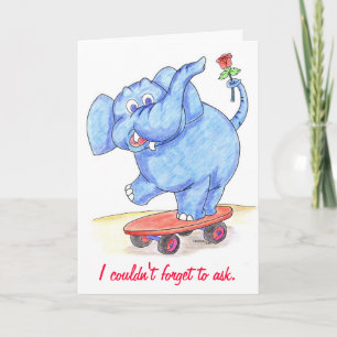 Zal de Valentijnse Kaart van de olifant u mijn
