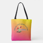 Zal het getij mijn stoel Tas spatten? (Achterkant)