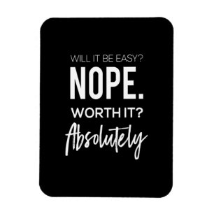 zal het makkelijk zijn ? nope . het is absoluut de magneet