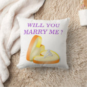 "ZAL JE ME MARRY?" VERLOVING RING KUSSEN (Deken)