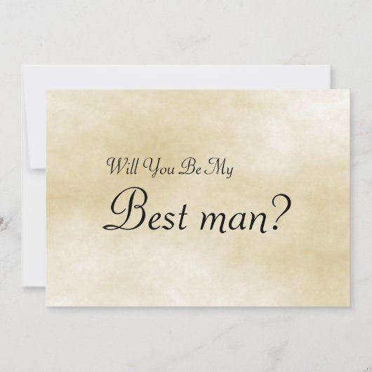 Zal je mijn beste uitnodiging zijn? (Voorkant)