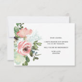 Zal je mijn Bridesmaid Eggshell en Blush zijn? (Achterkant)