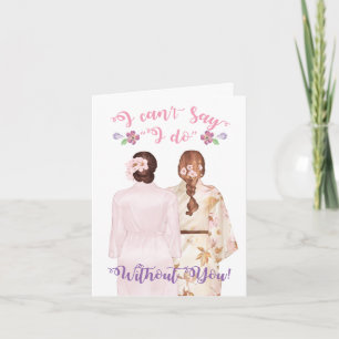 Zal je mijn Bridesmaid-kaart zijn?