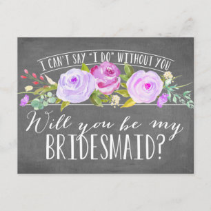 Zal je mijn Bridesmaid zijn? Bridesmaid Kaart