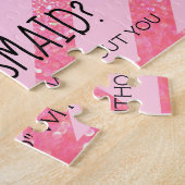 Zal je mijn Bridesmaïde puzzel zijn - je ring (Zijkant)