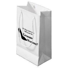 Zal je mijn bruidegom moderne voorstel klein cadeauzakje