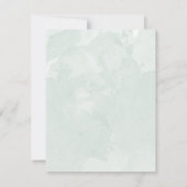 Zal je mijn bruidmaid Elegant groene waterverf zij (Achterkant)