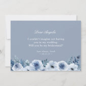 Zal je mijn bruidsmeisje zijn? kaart (Achterkant)