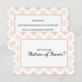 Zal je mijn matron zijn van Honor Soft Peachy Blus (Voorkant / Achterkant)