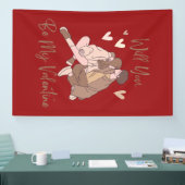 Zal je mijn Valentijn banner zijn? (Beurs)