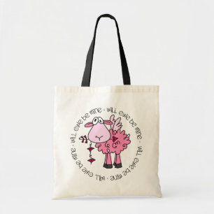 Zal je mijn Valentijn zijn? Tote Bag
