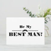Zal jij mijn beste man zijn? kaart (Staand voorkant)