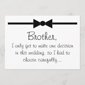 Zal jij mijn beste man zijn? kaart