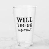 Zal jij mijn beste voorstel zijn? glas (Voorkant)