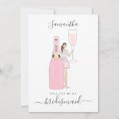 Zal Jij Mijn Bruidsmeisje Zijn Kaart (Voorkant)