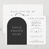 Zal Jij Mijn Getuige Zijn Fotopropositiekaart Kaart (Voorkant / Achterkant)