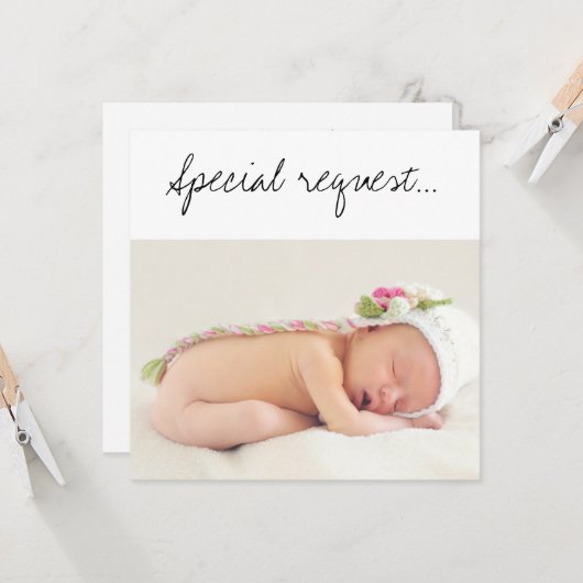 Zal jij mijn God zijn, Baby met Pet? Kaart (Voorkant / Achterkant in situ)