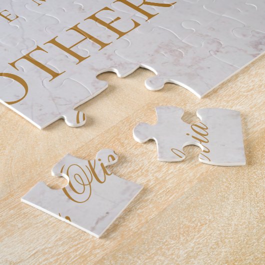 Zal jij mijn godmoeder zijn? Roze Magnolia Legpuzzel (Zijkant)