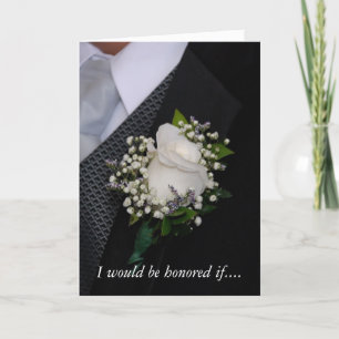 Zal jij mijn Groomsman zijn?