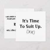 Zal jij mijn Groomsman zijn? Kaart (Voorkant / Achterkant)