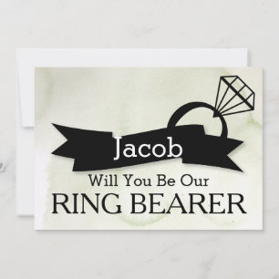 Zal jij onze Ring Bearer worden? Kaart