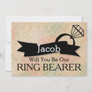 Zal jij onze Ring Bearer worden? Kaart
