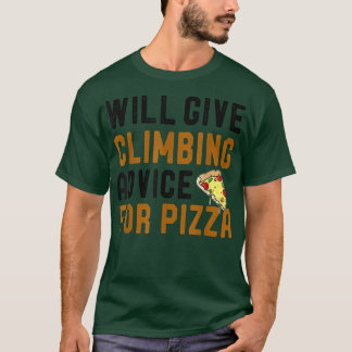 Zal klimaatadvies geven voor Pizza Funny klimmers T-shirt