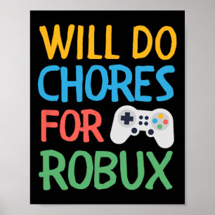 Zal Klusjes Doen Voor Gamer Bucks Gaming Videogame Poster