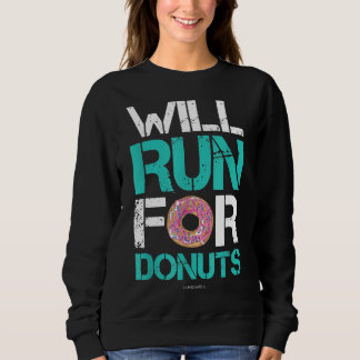 Zal lopen voor Donuts Shirt Funny Runner Shirten