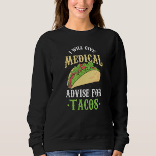 Zal medisch advies geven aan de Tacos Doctor Nurse Trui