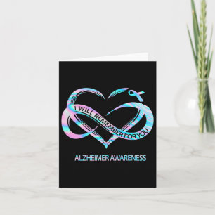 Zal onthouden voor u Alzheimerheimer Awareness Cu Kaart