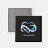 Zal onthouden voor u Alzheimerheimer Awareness Cu Magneet (Voorkant / Achterkant)