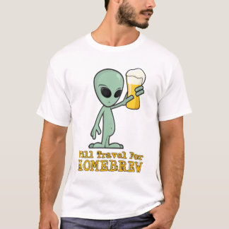 Zal reizen voor homebrew (Logo op achterzijde) - l T-shirt