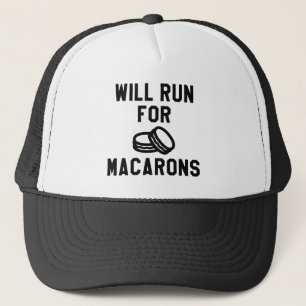 Zal Rennen Voor Macarons Trucker Pet