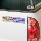 zal u negeren bumpersticker (Op Truck)