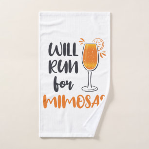 Zal voor Mimosas lopen Handdoek