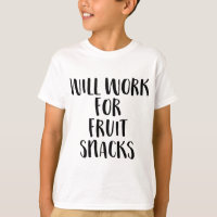 zal werken aan fruitsnacks, grappige Kinderen teru