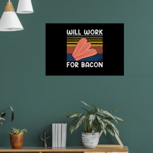 Zal werken voor Bacon Style Pig Meat Pork Lo Poster