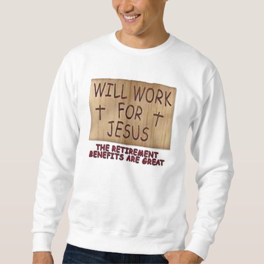 zal werken voor Jesus Basic Sweatshirt 1 (Voorkant)