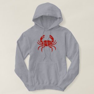 Zal Werken Voor Krabbenpoten Krabben Vissen Hoodie