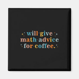Zal wiskunde advies geven voor koffie wiskunde ter magneet
