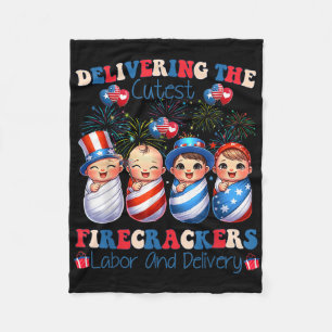 Zal Zus Ruilen Voor Vuurwerk Grappig 4 Juli Fleece Deken