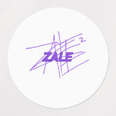 Zale productlabel labels (Design 1)