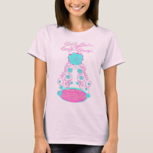 Zalig en bloeiend - blozend Roos T-shirt