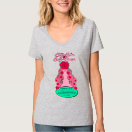 Zalig Gezegend en Ontluikend - Blozende Roos T-shirt